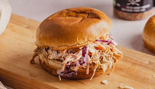 Sándwich de Cerdo Desmenuzado