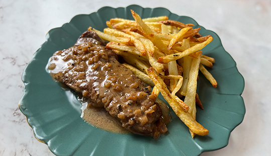 Steak au Poivre